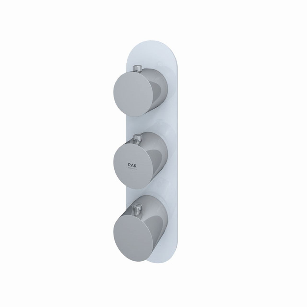 RAK Ceramics Feeling Round Concealed Thermostatic Dual Control Shower Valve