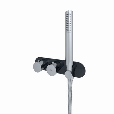 RAK Ceramics Feeling Round Horizontal Concealed Thermostatic Dual Control Shower Valve, alternate view 3