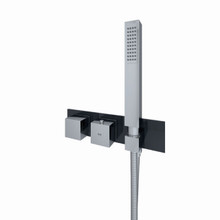 RAK Ceramics Feeling Square Horizontal Concealed Thermostatic Dual Control Shower Valve, alternate view 2