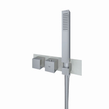 RAK Ceramics Feeling Square Horizontal Concealed Thermostatic Dual Control Shower Valve, alternate view 2