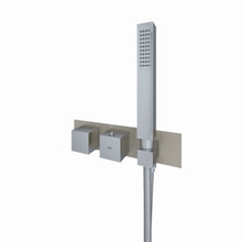 RAK Ceramics Feeling Square Horizontal Concealed Thermostatic Dual Control Shower Valve, alternate view 2