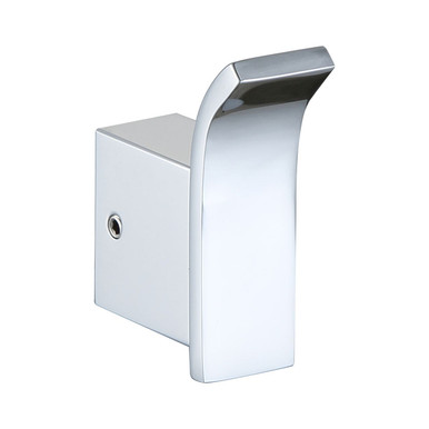 Rak Ceramics Chrome Moon Robe Hook | | Brass | 600Mm X 60Mm X 30Mm