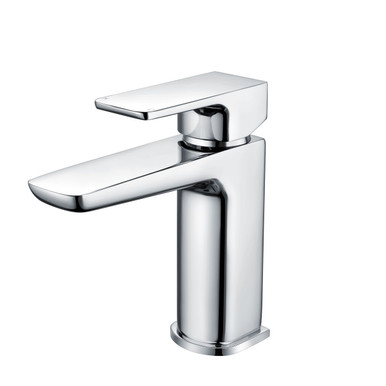 RAK Ceramics Moon Mini Mono Basin Mixer Tap with Clicker Waste, alternate view 3