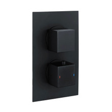 RAK Ceramics Square Concealed 2 Handle Thermostatic Dual Control Shower Valve, alternate view 2