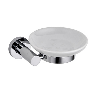 Rak Ceramics Chrome Sphere Soap Dish | | Brass | 118Mm X 46Mm X 129Mm