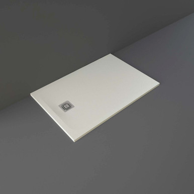 Rak Ceramics Greige Feeling Rectangular Shower Tray | | Acrylic/Stone Resin | 1200Mm X 800Mm