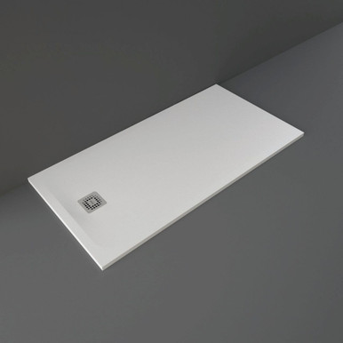 Rak Ceramics White Feeling Rectangular Shower Tray | | Acrylic/Stone Resin | 1600Mm X 800Mm