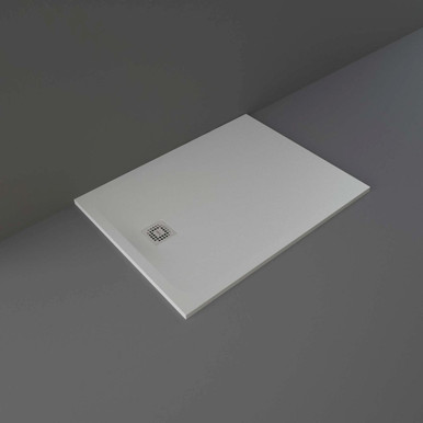 Rak Ceramics Grey Feeling Rectangular Shower Tray | | Acrylic/Stone Resin | 1200Mm X 900Mm