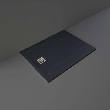 Rak Ceramics Black Feeling Rectangular Shower Tray | | Acrylic/Stone Resin | 1200Mm X 900Mm
