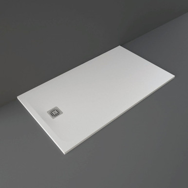 Rak Ceramics White Feeling Rectangular Shower Tray | | Acrylic/Stone Resin | 1600Mm X 900Mm