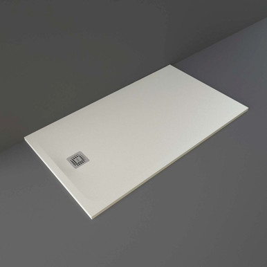 Rak Ceramics Greige Feeling Rectangular Shower Tray | | Acrylic/Stone Resin | 1600Mm X 900Mm