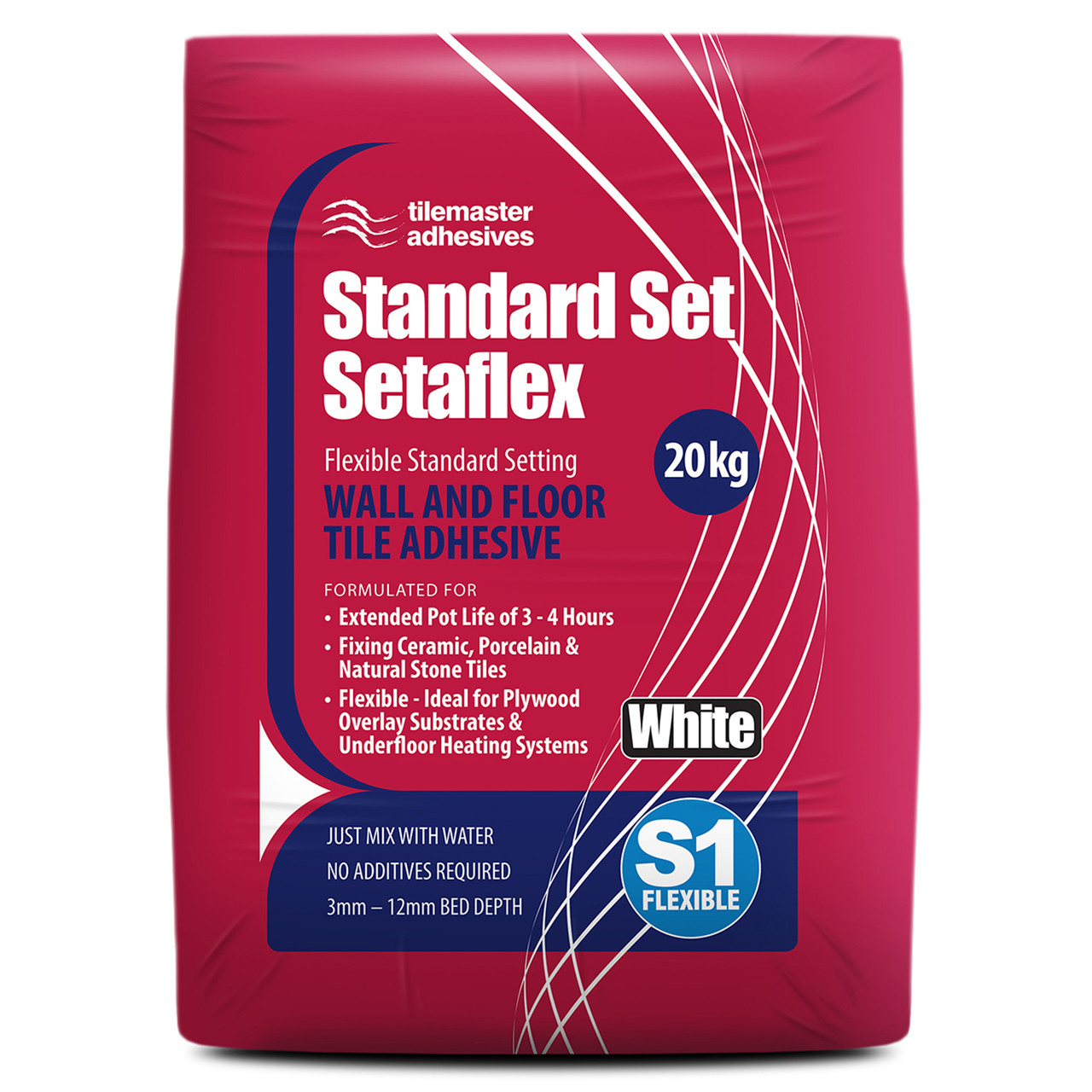 Tilemaster Setaflex 20kg Standard Set Tile Adhesive