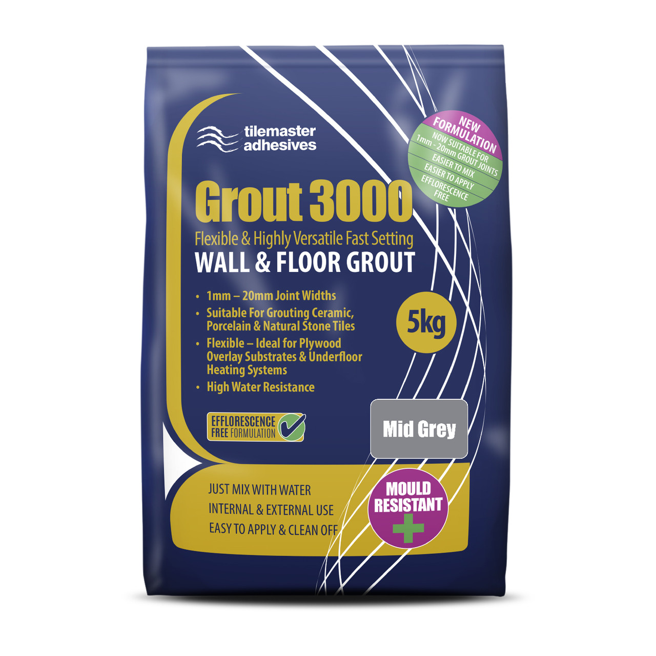 Tilemaster 3000 5kg Tile Grout