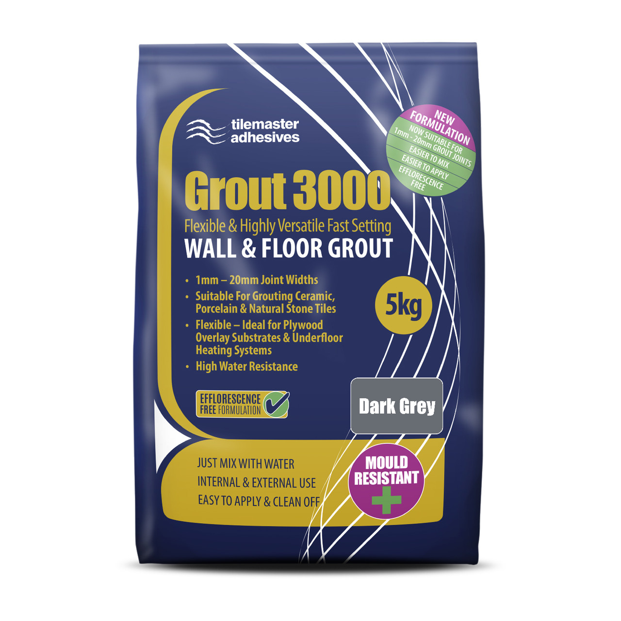 Tilemaster 3000 5kg Tile Grout