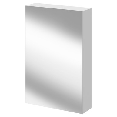 Napoli Gloss White Wall Mounted Mirrored Cabinet | | Glass/Mdf | 500Mm