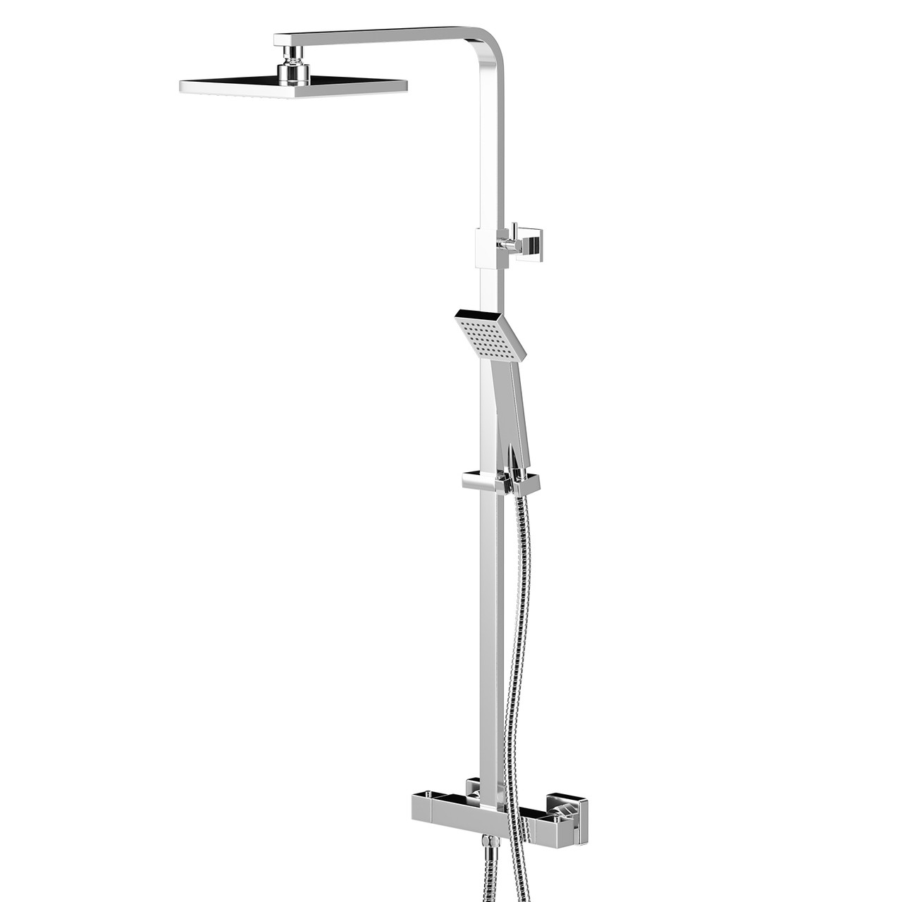 Gamma Thermostatic Rigid Riser and Handset Shower System