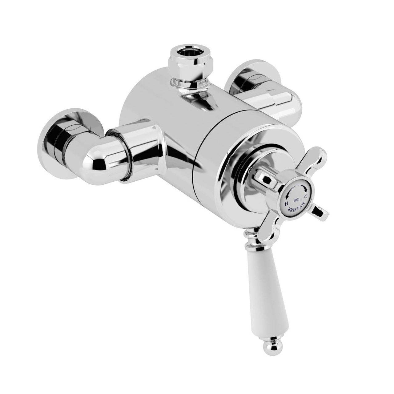 Bristan 1901 Exposed Concentric Top Outlet Shower Valve Only