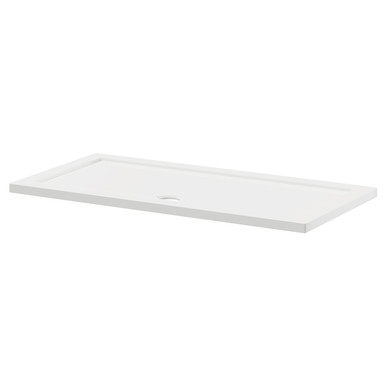 Wholesale Domestic White Pearlstone Rectangular Shower Tray | | Acrylic/Stone Resin | 1400Mm X 700Mm X 40Mm