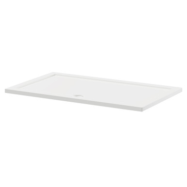 Wholesale Domestic White Pearlstone Rectangular Shower Tray | | Acrylic/Stone Resin | 1500Mm X 900Mm X 40Mm