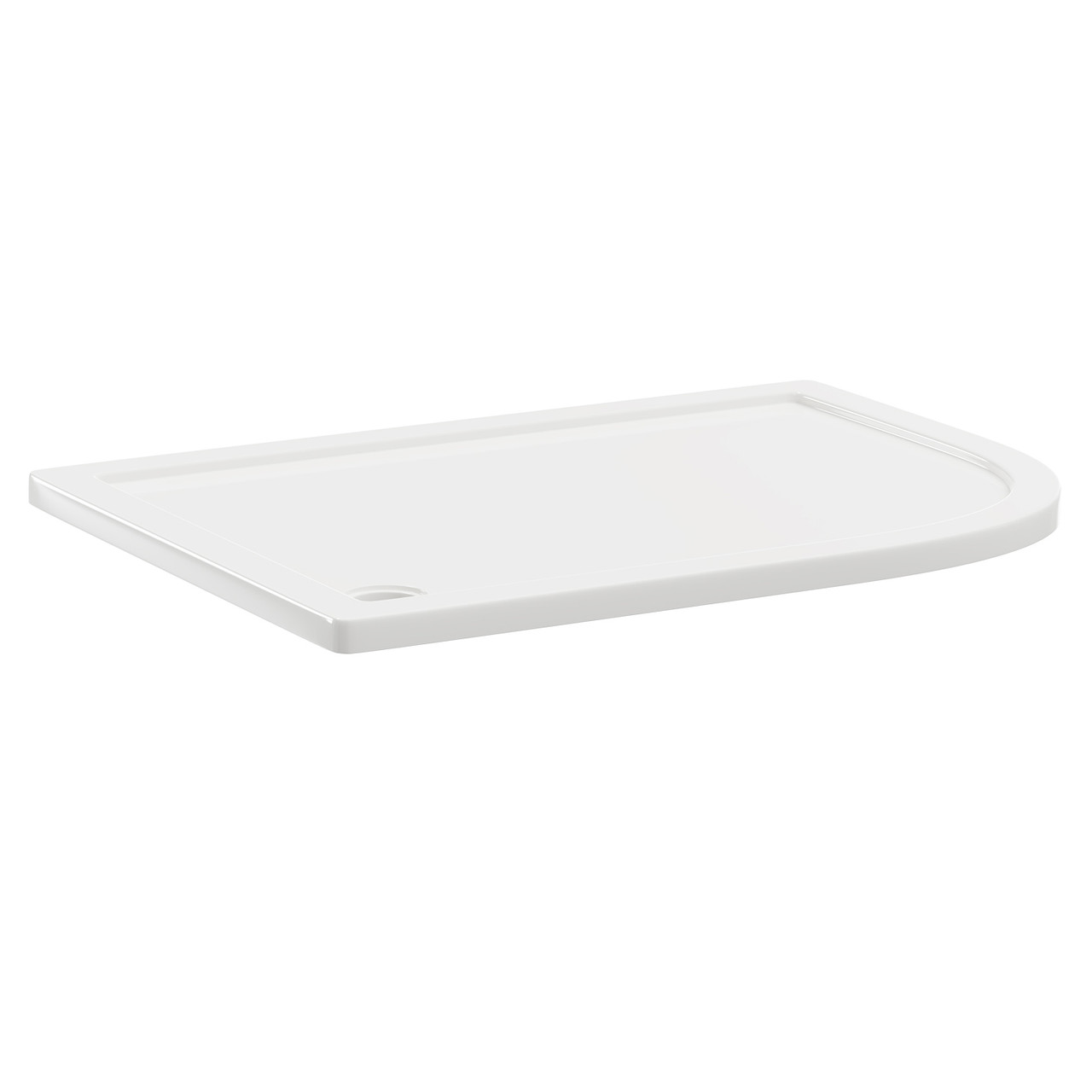 Pearlstone Right Hand Offset Quadrant Shower Tray