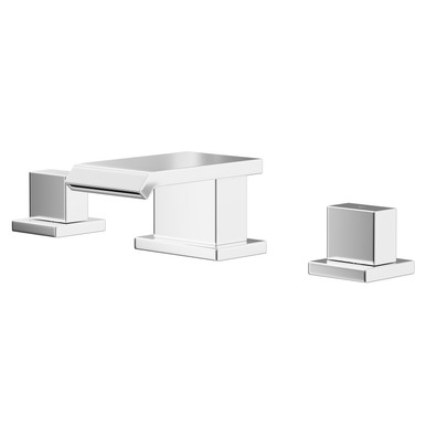 Wholesale Domestic Chrome Cascade Polished Deck Mounted 3 Hole Bath Filler Tap | | Brass | 340Mm X 68Mm X 123Mm