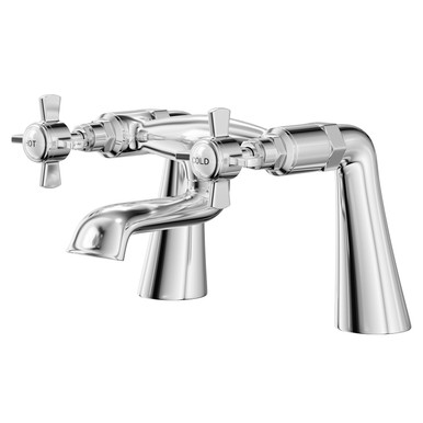 Windsor Chrome Traditional Polished Bath Filler Tap | | Brass | 280Mm X 119Mm X 178Mm