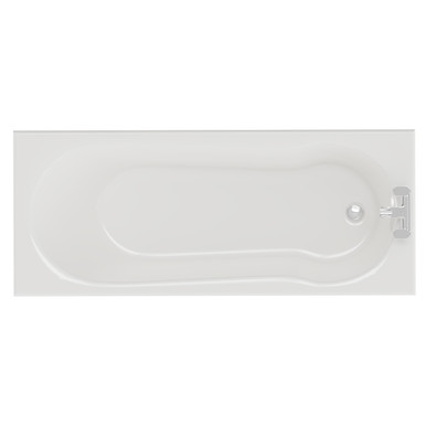 Wholesale Domestic White Keyhole Straight Single Ended Shower Bath | | Acrylic | 1700Mm X 700Mm