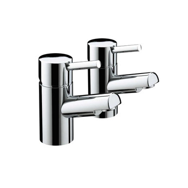 Bristan Chrome Prism Bath Taps | | Brass | 50Mm X 100Mm
