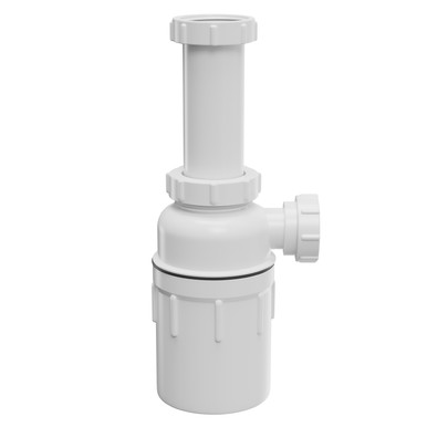 Wholesale Domestic White Essentials Universal To 40Mm Telescopic Basin Bottle Trap | | Polypropylene | 32Mm