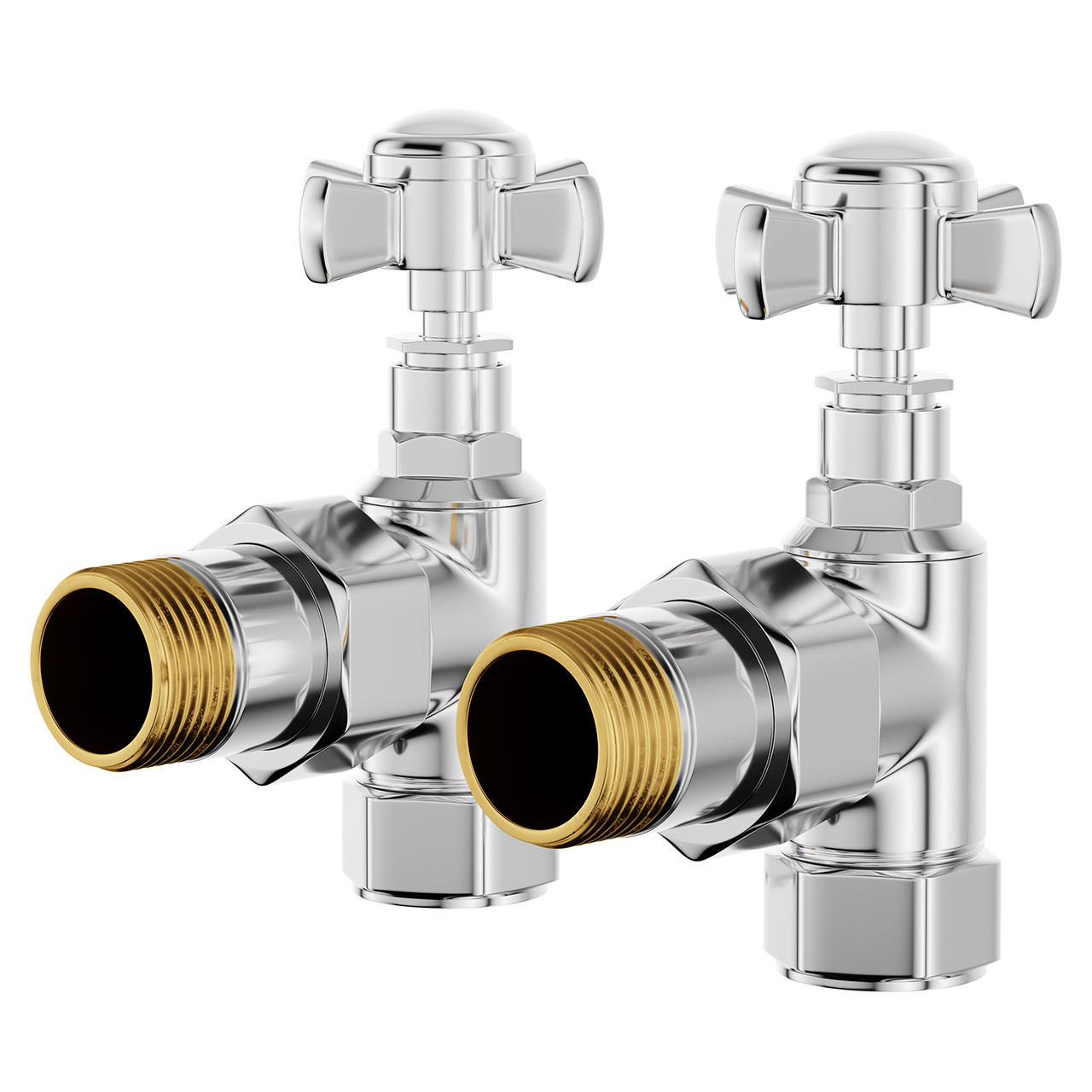 Dias Traditional Angled Radiator Valves