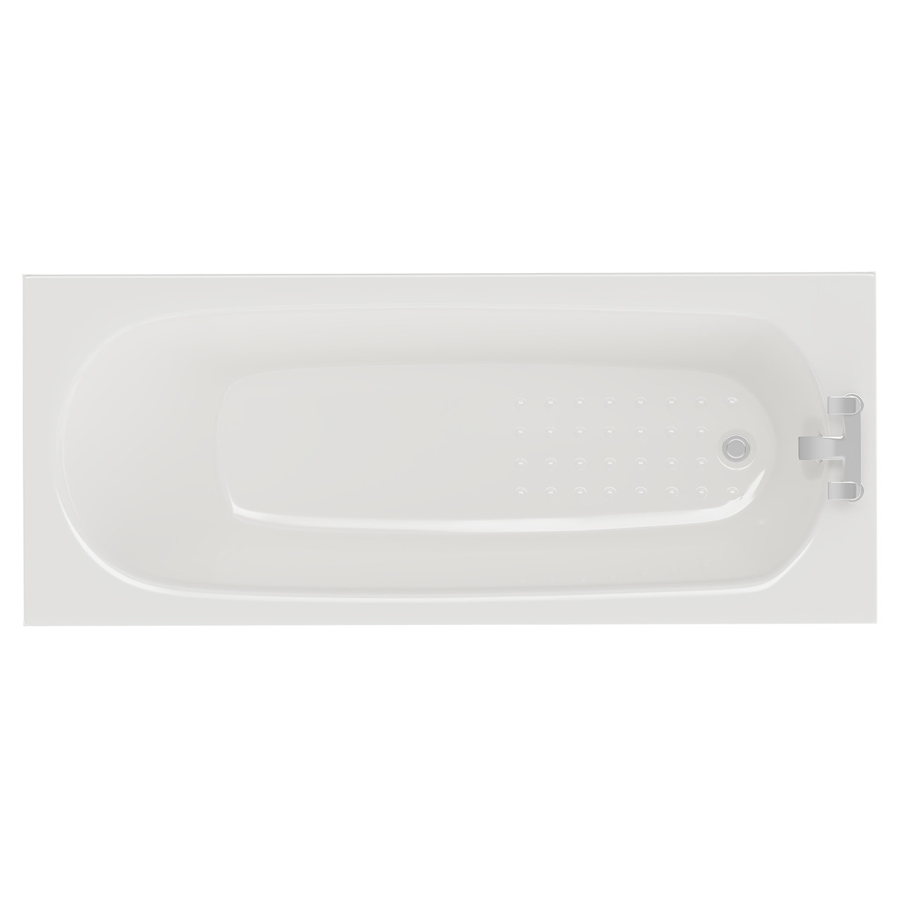 Monte Carlo Textured Base Anti Slip Straight Single Ended Bath