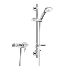 Bristan Prism Exposed Concentric Shower Valve with Adjustable Riser Kit, alternate view 2