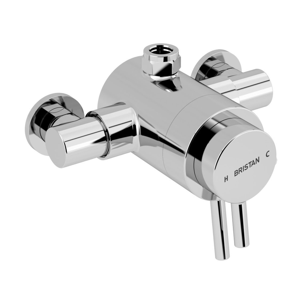 Bristan Prism Exposed Concentric Top Outlet Shower Valve Only