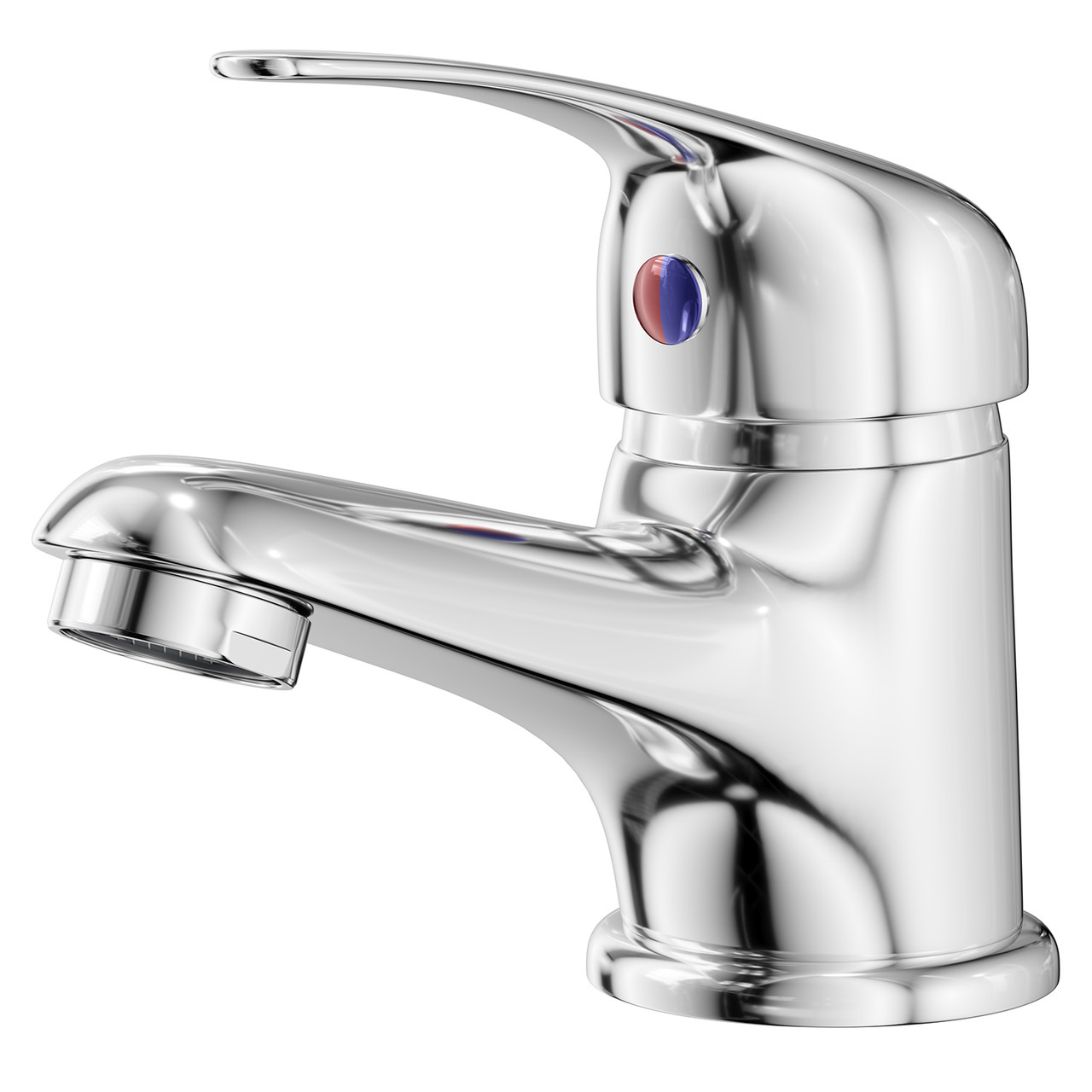 Riviera Polished Mono Basin Mixer Tap