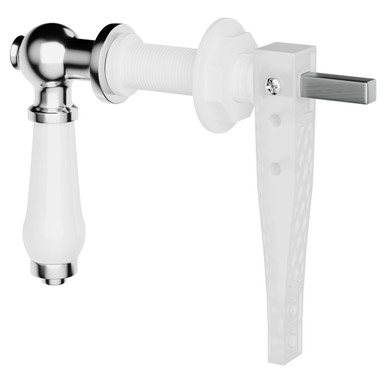 Wholesale Domestic White Ceramic Traditional Cistern Flush Lever | | Brass | 99Mm X 32Mm X 165Mm