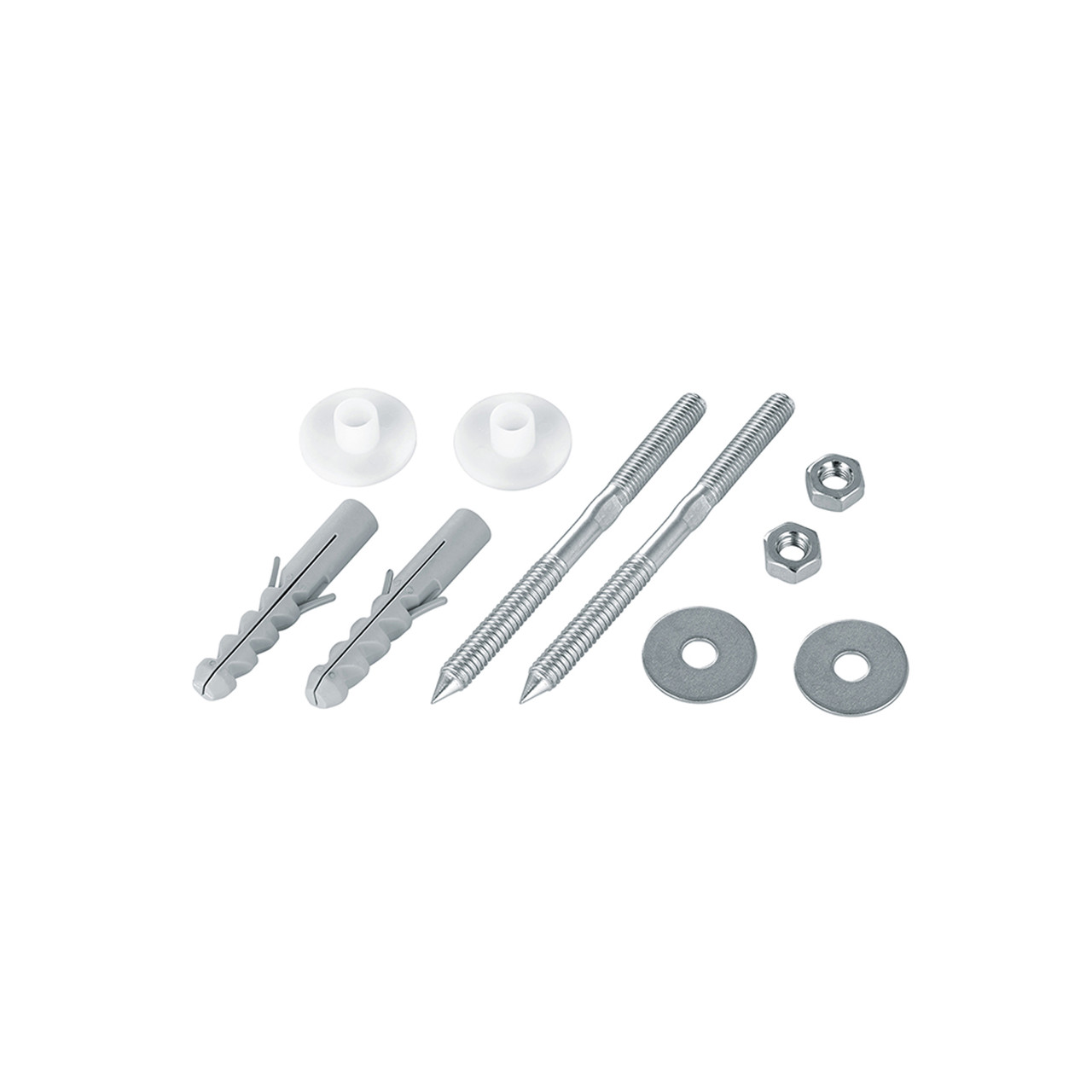 Wholesale Domestic Silver Essentials Wall Mounted Basin Fixing Kit |
