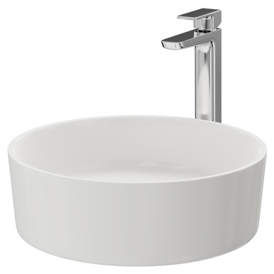 Rak Ceramics White Feeling Round Countertop Basin | | 420Mm X 420Mm