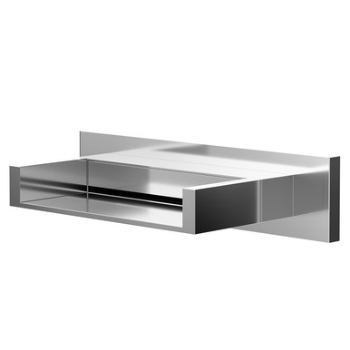 Wholesale Domestic Chrome Polished Wall Mounted Square Wide Waterfall Bath Spout | | Brass | 250Mm X 60Mm X 103Mm
