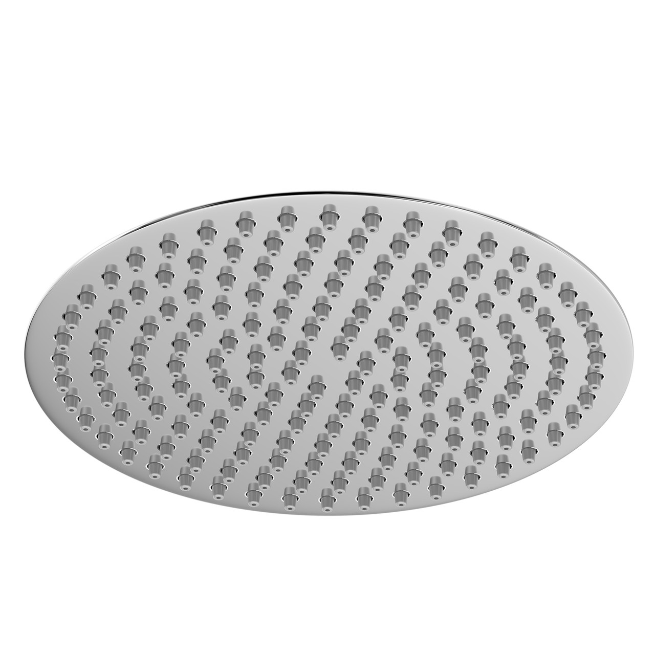 Polished Thin Round Fixed Shower Head