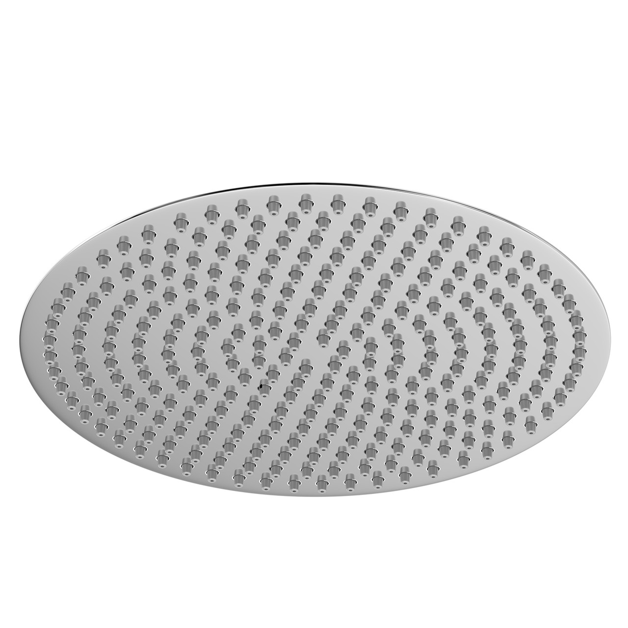 Polished Thin Round Fixed Shower Head