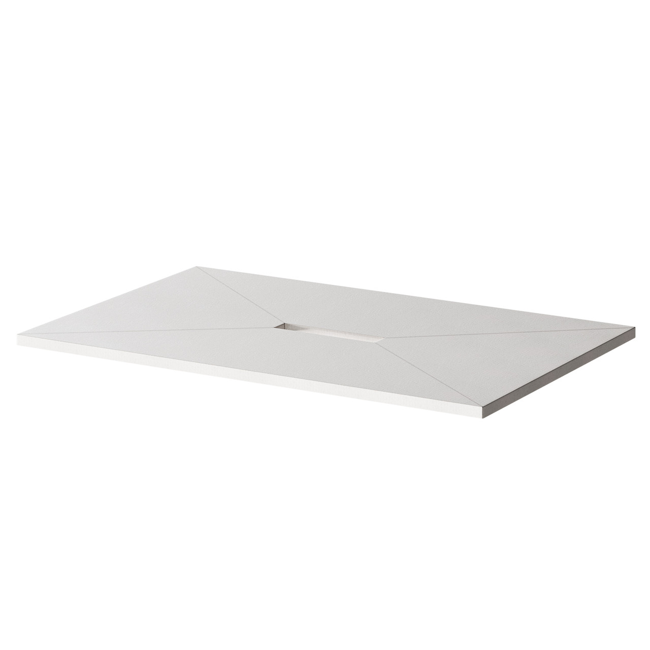 WholeSeal Wetroom Rectangular Shower Tray Former with 300mm Centre Linear Waste Outlet