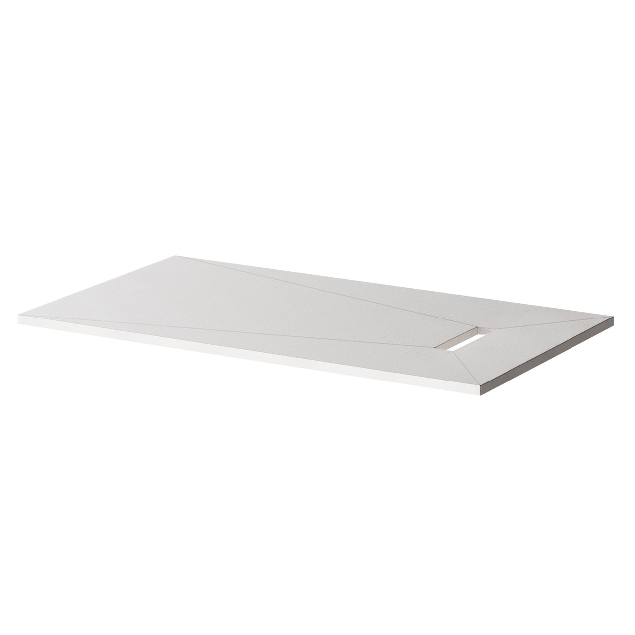 WholeSeal Wetroom Rectangular Shower Tray Former with 300mm End Linear Waste Outlet