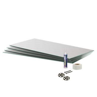 Wholeseal Grey Wetroom Tile Backer Board 2.88Sqm Wall Kit | | Hcfc-Free Extruded Polystyrene | 12Mm