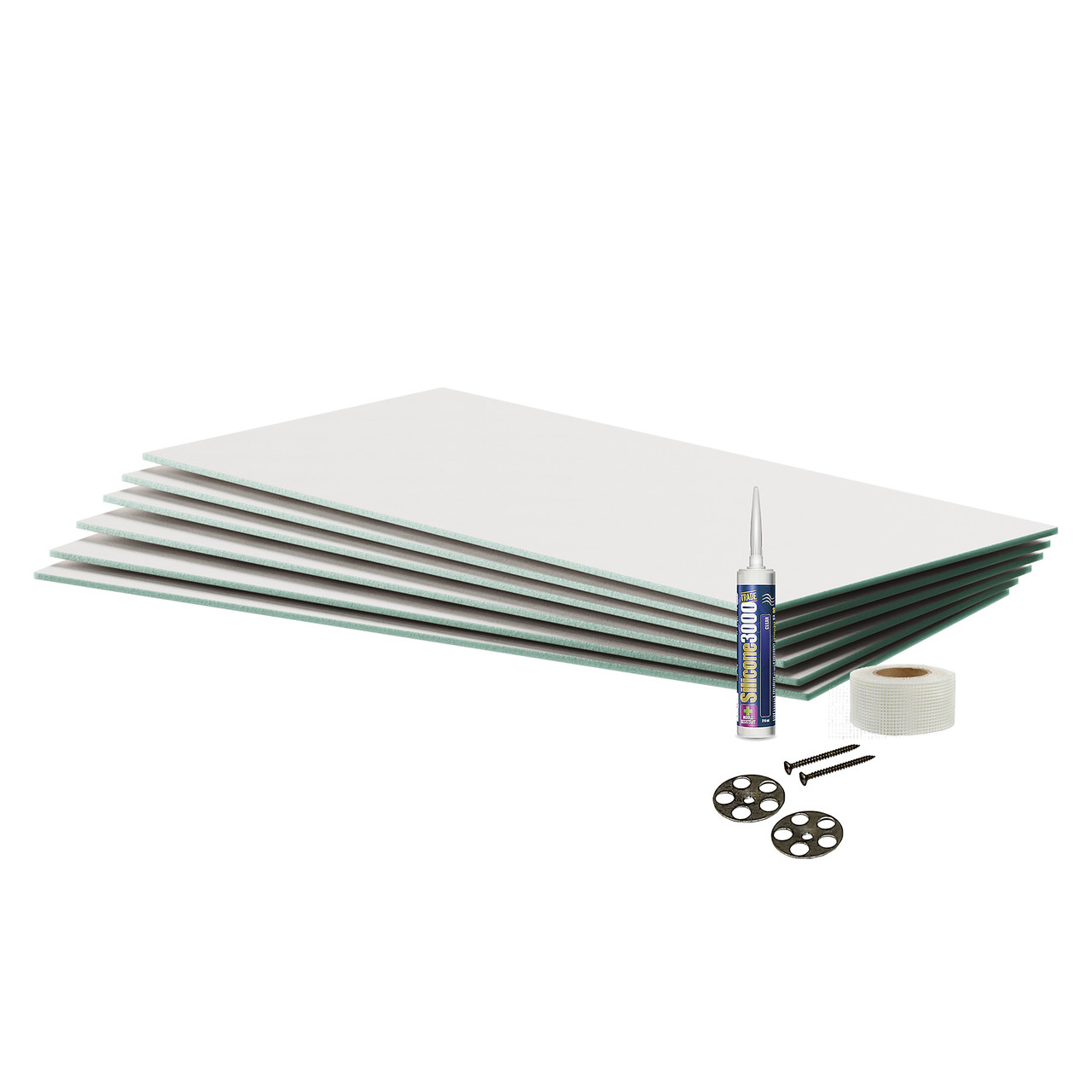 WholeSeal Wetroom Tile Backer Board 4.32sqm Wall Kit