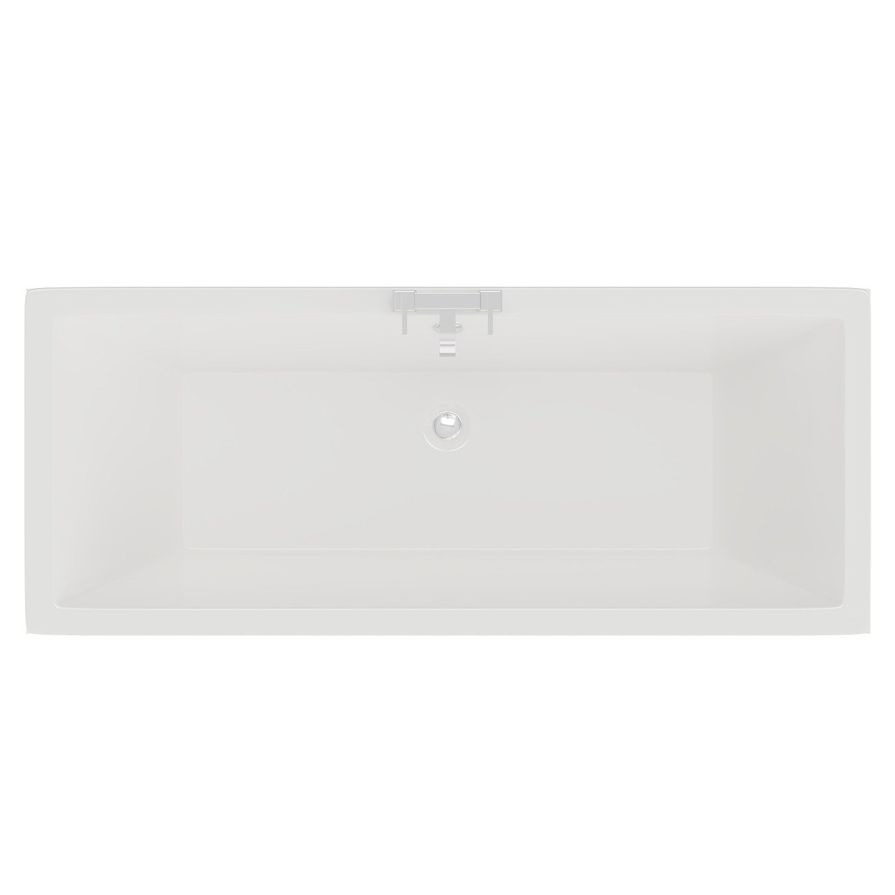 Square Straight Double Ended Bath