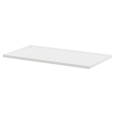 Wholesale Domestic White Pearlstone Rectangular Shower Tray | | Acrylic/Stone Resin | 1400Mm X 760Mm X 40Mm