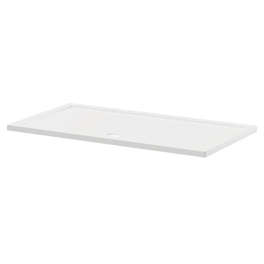 Wholesale Domestic White Pearlstone Rectangular Shower Tray | | Acrylic/Stone Resin | 1500Mm X 800Mm X 40Mm