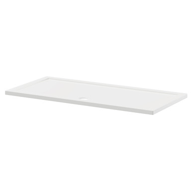 Wholesale Domestic White Pearlstone Rectangular Shower Tray | | Acrylic/Stone Resin | 1600Mm X 760Mm X 40Mm