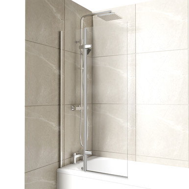 Corner bath shower screen cheap