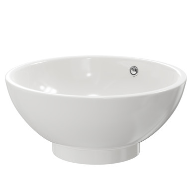 Wholesale Domestic White Almada Round Countertop Basin | | Ceramic | 410Mm X 410Mm